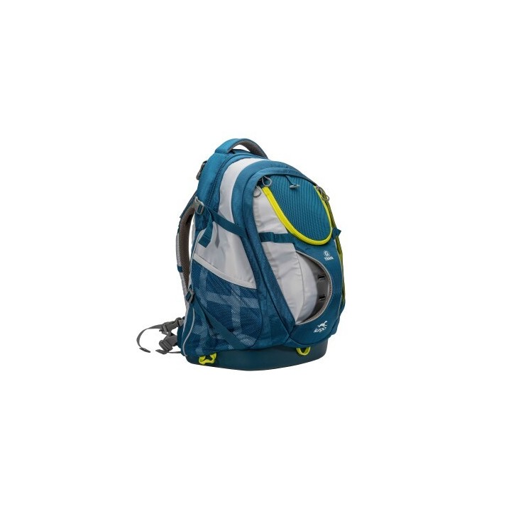 Kurgo Hunderucksack G-Train blau/ türkis/ grau