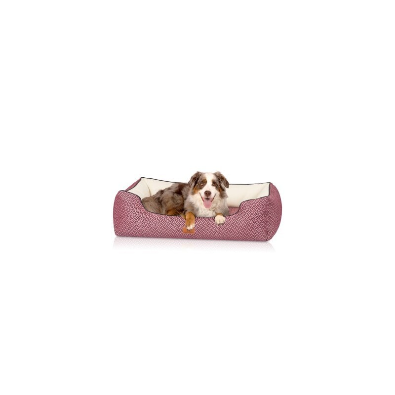 Knuffelwuff orthopädisches Design Hundebett Sanford rot XXL
