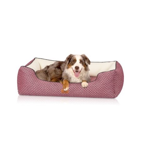 Knuffelwuff orthopädisches Design Hundebett Sanford rot XXL