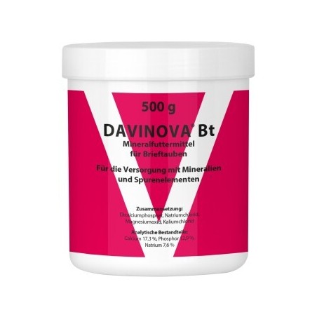 Quiko Davinova Bt 500 g: Mineralfuttermittel für Brieftauben