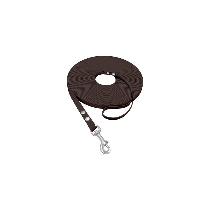 bio-leine bis 8kg für Minis Schleppleine dunkelbraun 7,5 m
