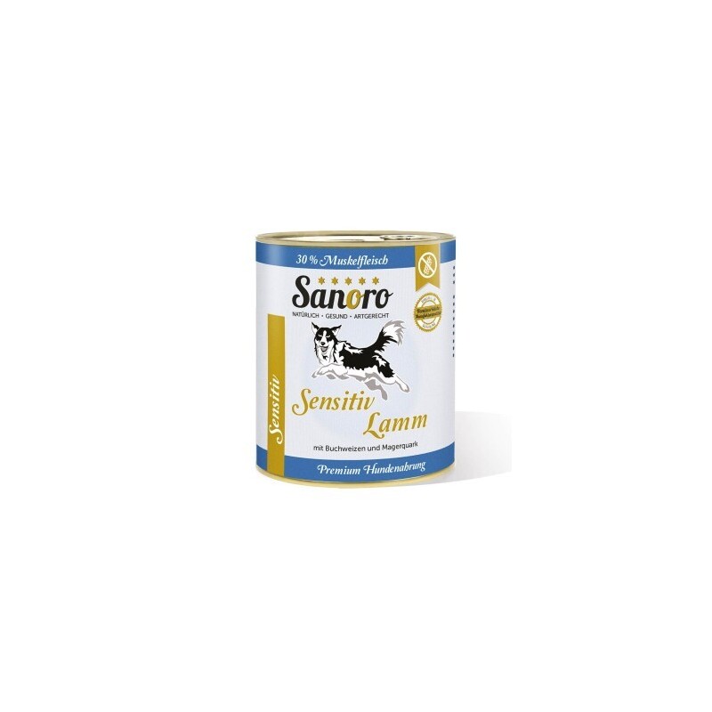 Sanoro Sensitiv Lamm mit BIO-Gemüse 6x800g