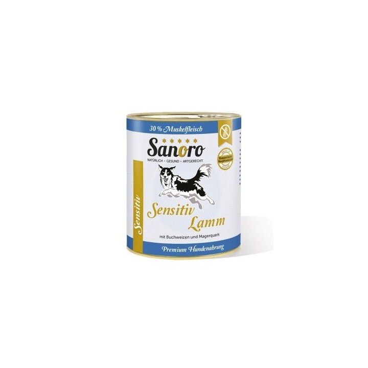 Sanoro Sensitiv Lamm mit BIO-Gemüse 6x800g