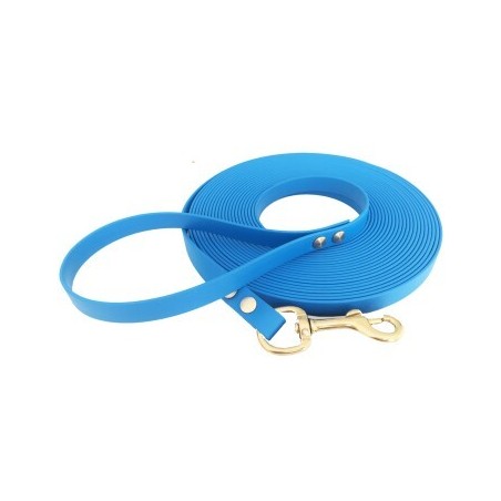 bio-leine 15-25 kg Biothane Schleppleine hellblau 3 m