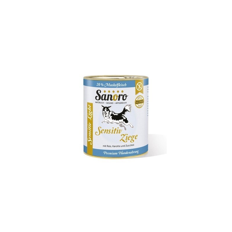 Sanoro Sensitiv Ziege mit BIO-Gemüse 6x800g