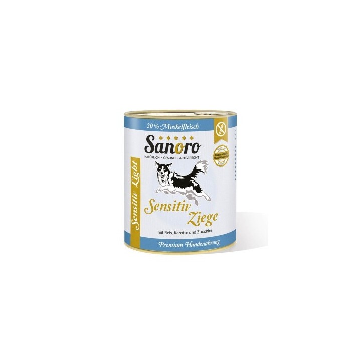 Sanoro Sensitiv Ziege mit BIO-Gemüse 6x800g