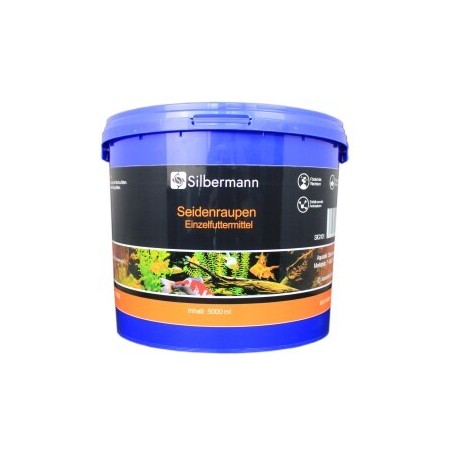 Silbermann Seidenraupen 5 l