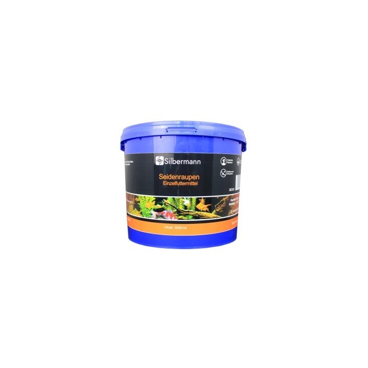 Silbermann Seidenraupen 5 l