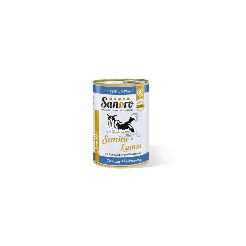 Sanoro Sensitiv Lamm mit BIO-Gemüse 12x400g