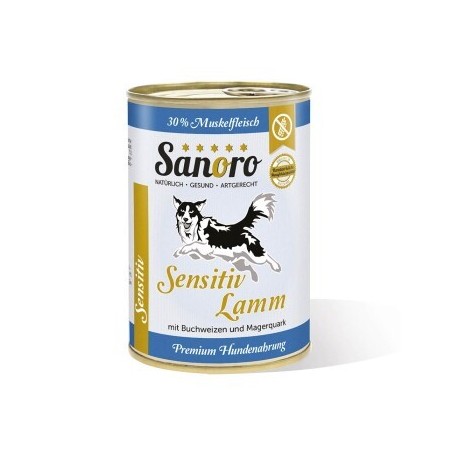 Sanoro Sensitiv Lamm mit BIO-Gemüse 12x400g