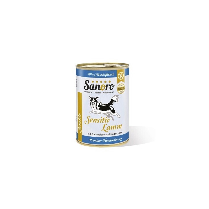 Sanoro Sensitiv Lamm mit BIO-Gemüse 12x400g