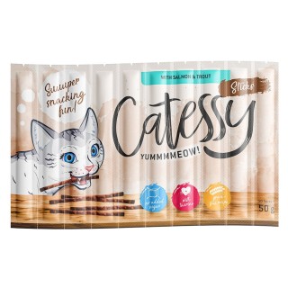 Sparpaket Catessy Sticks 150 x 5 g - mit Lachs & Forelle