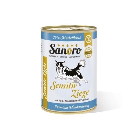Sanoro Sensitiv Ziege mit BIO-Gemüse 12x400g