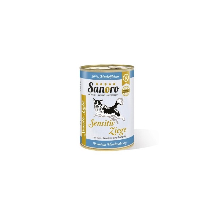 Sanoro Sensitiv Ziege mit BIO-Gemüse 12x400g