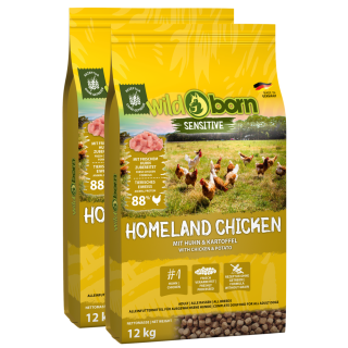 Wildborn Homeland Chicken Doppelpack 2 x 12 kg