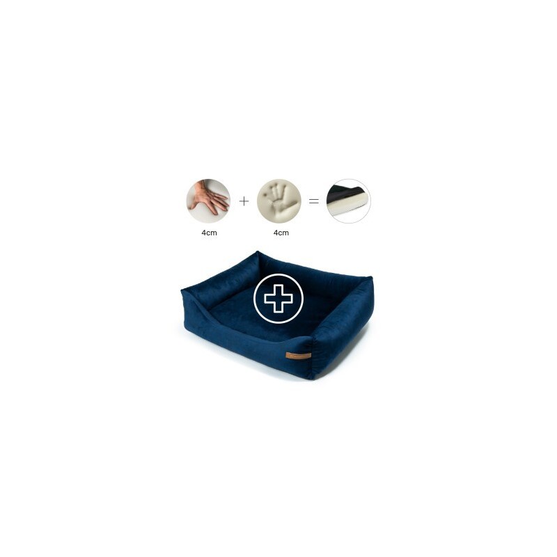 Rexproduct Otto Orthopädisches Hundebett Dunkelblau S-XL dunkelblau S