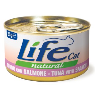LifeCat Adult Thunfisch und Lachs - 6 x 85 g