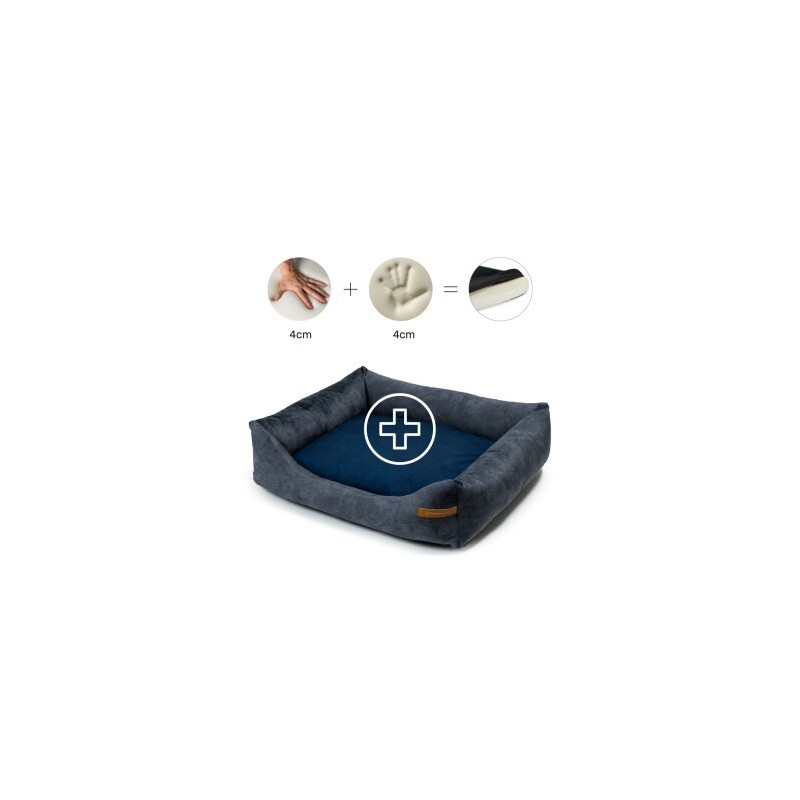 Rexproduct Otto Orthopädisches Hundebett Graphit S-XL dunkelblau XL