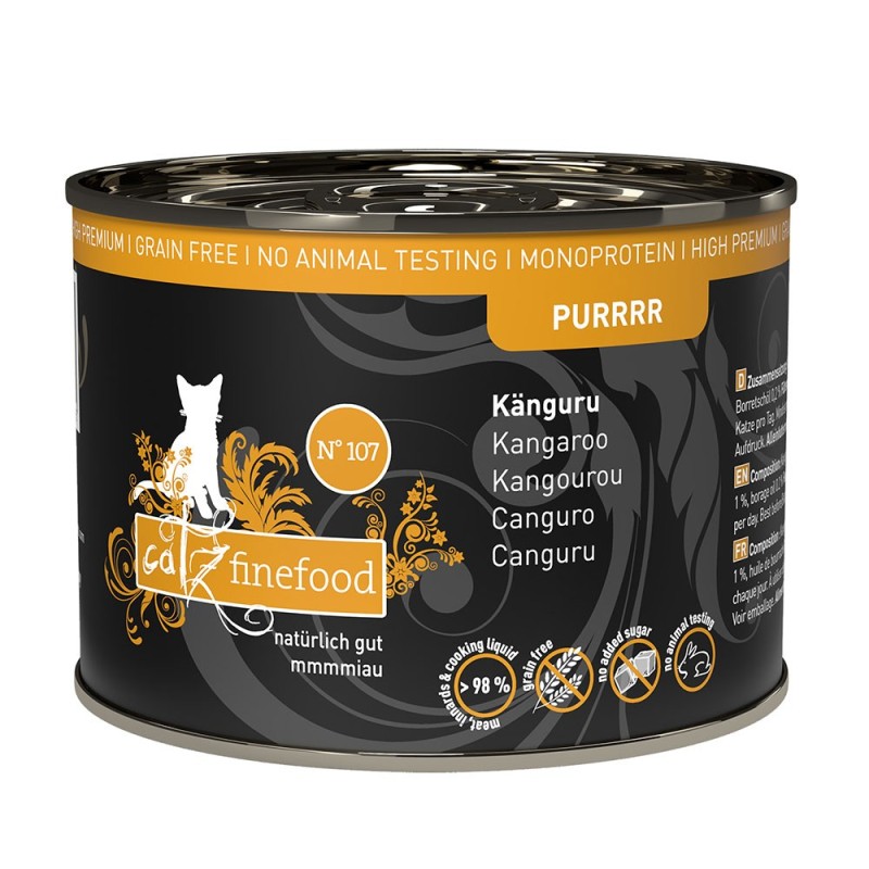 catz finefood Purrrr Dose 6 x 200 g - No. 107 Känguru
