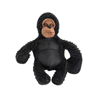 HUNTER Hunde-Plüschspielzeug Tough Kamerun Gorilla schwarz, Breite: ca. 20 cm, Höhe: ca. 28 cm