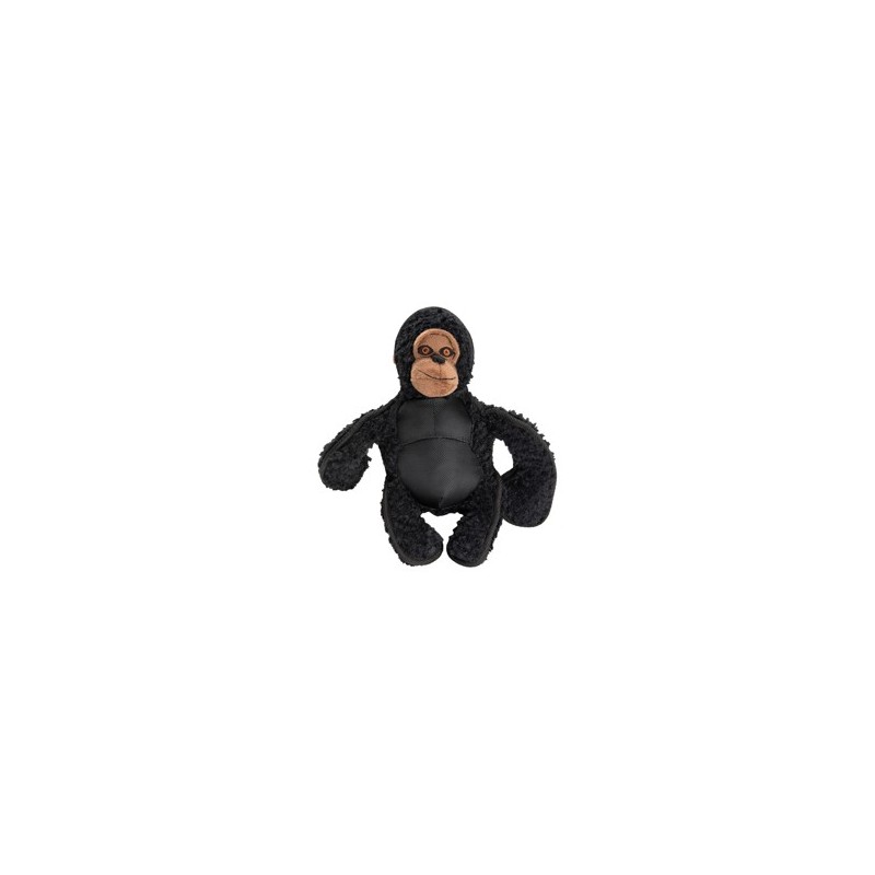 HUNTER Hunde-Plüschspielzeug Tough Kamerun Gorilla schwarz, Breite: ca. 20 cm, Höhe: ca. 28 cm