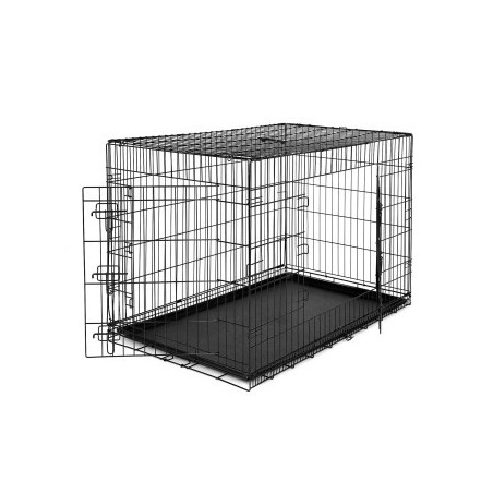 Lionto Hundetransportkäfig Tiertransportbox Hundebox Größe (S) 45x31x36 cm XXL