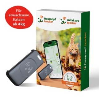 Fressnapf GPS-Tracker für Katzen schwarz/ grau