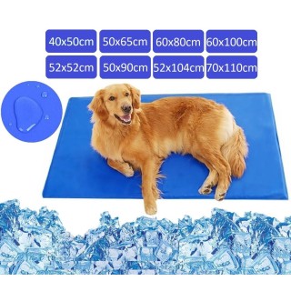 Gel-Kühlmatte für Hund und Katze, groß, wasserdicht, verschiedene Größen! XXS blau