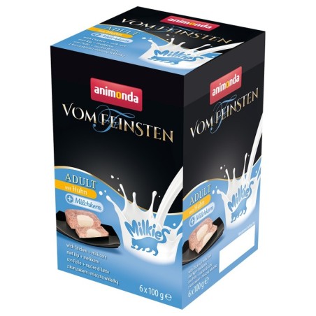 Megapack animonda Vom Feinsten Adult Milkies 36 x 100 g - mit Huhn & Milchkern