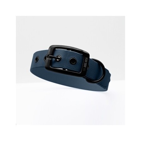 THE DOG IDEA Biothane Halsband Navy Schwarz L