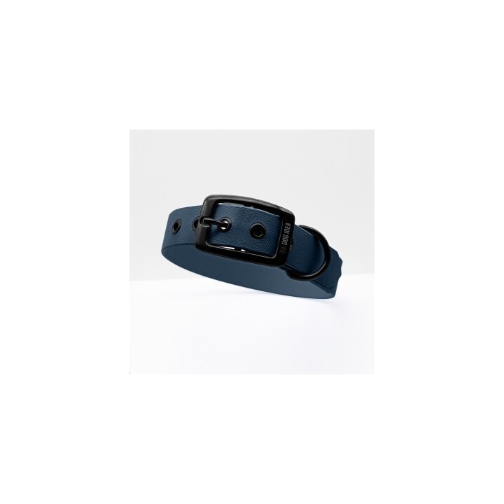 THE DOG IDEA Biothane Halsband Navy Schwarz L