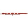 HUNTER Hundehalsband Love rot/schwarz, Gr. 32, Breite: ca. 2,6 cm, Halsumfang: ca. 24 - 28 cm