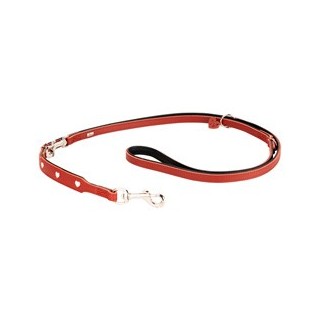 HUNTER Führleine Love rot/schwarz, Gr. 13/200, Breite: ca. 13 mm, Länge: ca. 200 cm