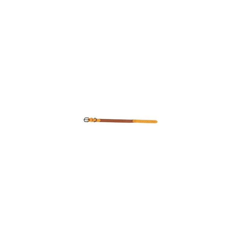 Cloud7® Hundehalsband Madeira ginger, Gr. S, Breite: ca. 1,5 cm, Halsumfang: ca. 27 - 33 cm