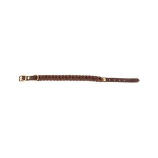 Cloud7® Hundehalsband Central Park braun-gold, Gr. XS, Breite: ca. 2,0 cm, Halsumfang: ca. 27 - 31 cm