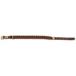 Cloud7® Hundehalsband Central Park braun-gold, Gr. XS, Breite: ca. 2,0 cm, Halsumfang: ca. 27 - 31 cm
