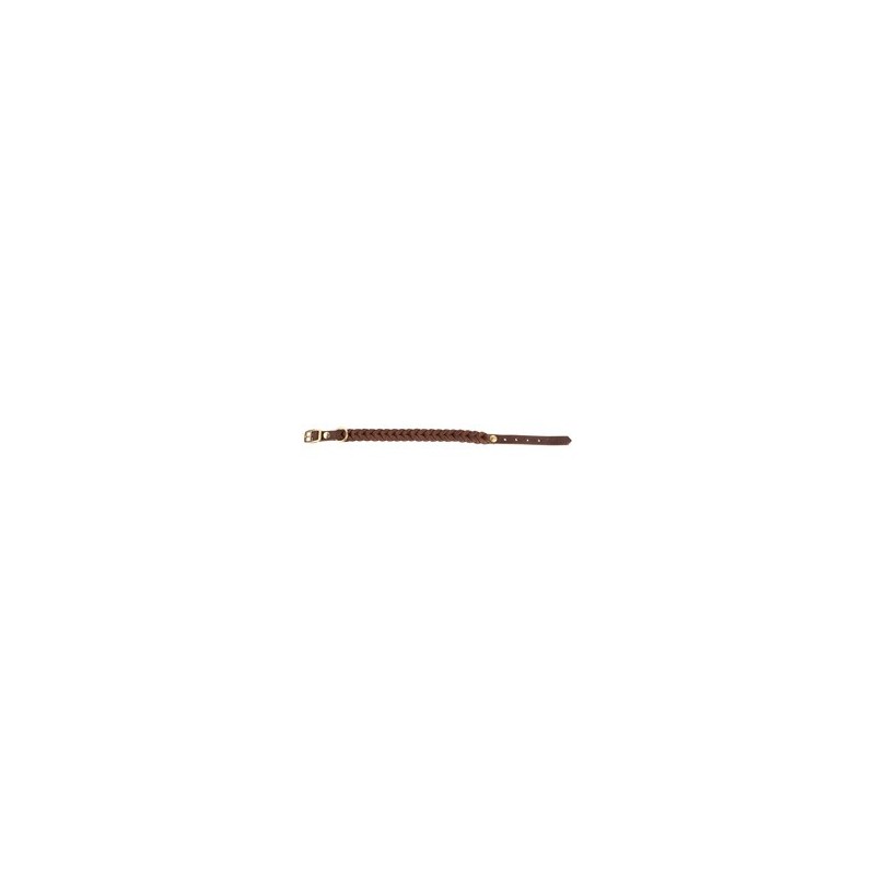 Cloud7® Hundehalsband Central Park braun-gold, Gr. XS, Breite: ca. 2,0 cm, Halsumfang: ca. 27 - 31 cm