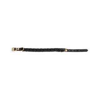 Cloud7® Hundehalsband Central Park schwarz-gold, Gr. XS, Breite: ca. 2,0 cm, Halsumfang: ca. 27 - 31 cm