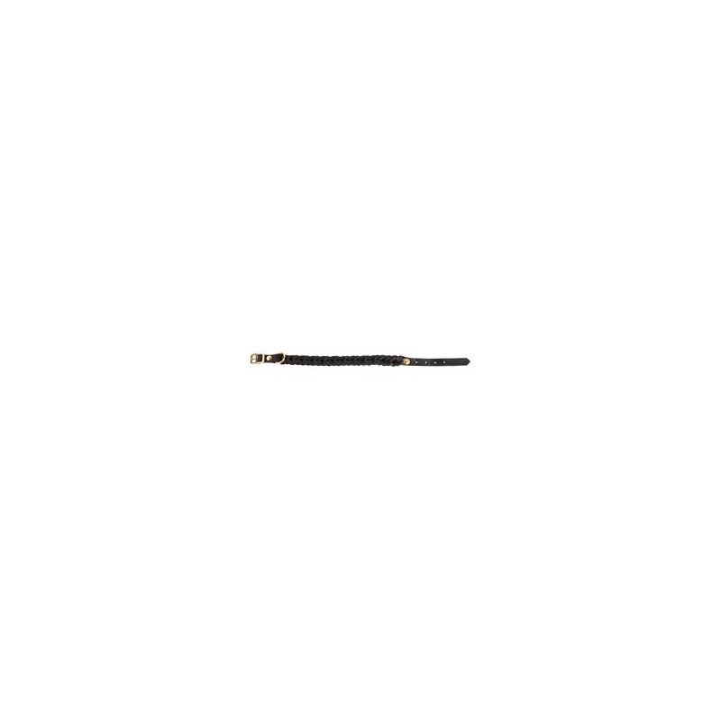 Cloud7® Hundehalsband Central Park schwarz-gold, Gr. XS, Breite: ca. 2,0 cm, Halsumfang: ca. 27 - 31 cm