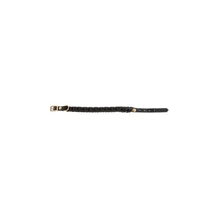 Cloud7® Hundehalsband Central Park schwarz-gold, Gr. XS, Breite: ca. 2,0 cm, Halsumfang: ca. 27 - 31 cm