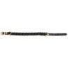 Cloud7® Hundehalsband Central Park schwarz-gold, Gr. XS, Breite: ca. 2,0 cm, Halsumfang: ca. 27 - 31 cm