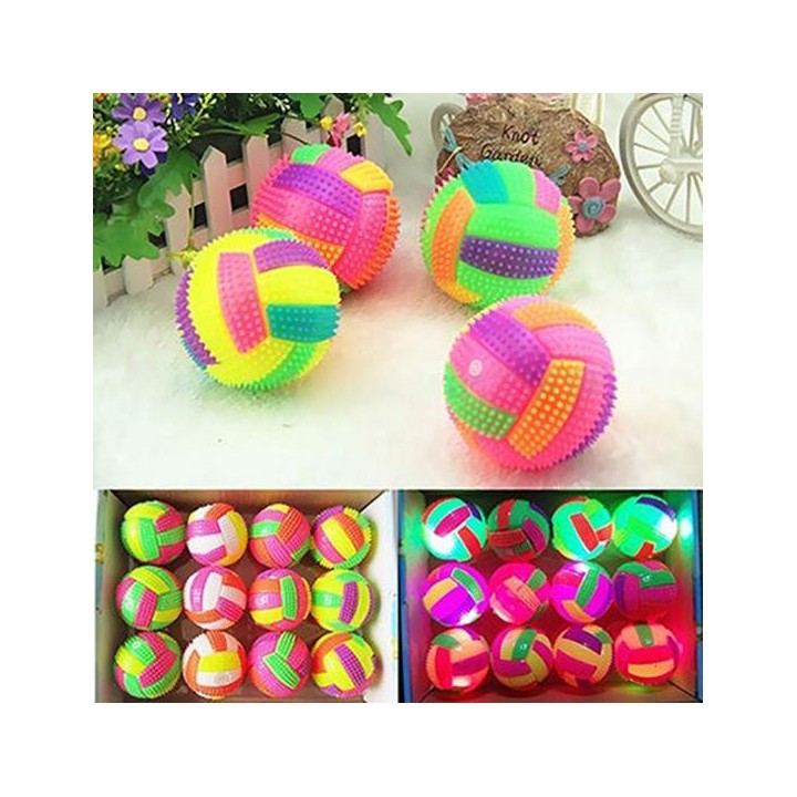Monoceros LED blinkt, Farbwechsel, springende Massage, Igelball, Volleyball, Kinderspielzeug