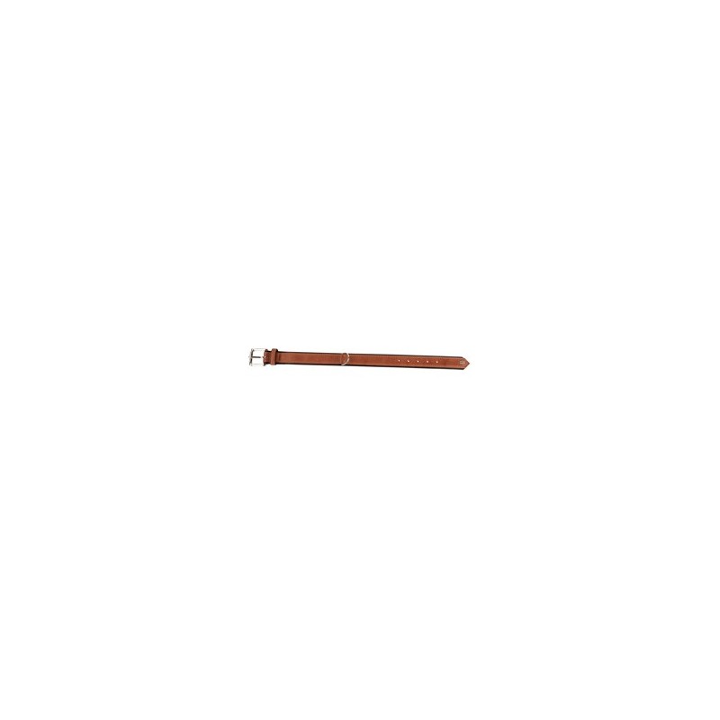 HUNTER Hundehalsband Canadian Up cognac/schwarz, Gr. 40, Breite: ca. 1,8 cm, Halsumfang: ca. 29 - 35 cm