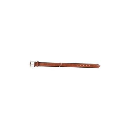 HUNTER Hundehalsband Canadian Up cognac/schwarz, Gr. 40, Breite: ca. 1,8 cm, Halsumfang: ca. 29 - 35 cm