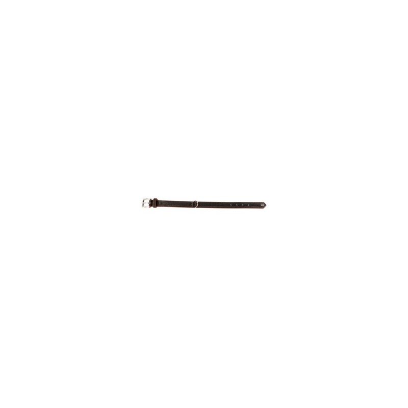 HUNTER Hundehalsband Canadian Up schwarz/cognac, Gr. 40, Breite: ca. 1,8 cm, Halsumfang: ca. 29 - 35 cm