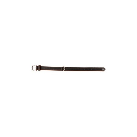 HUNTER Hundehalsband Canadian Up schwarz/cognac, Gr. 40, Breite: ca. 1,8 cm, Halsumfang: ca. 29 - 35 cm