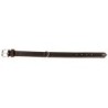 HUNTER Hundehalsband Canadian Up schwarz/cognac, Gr. 40, Breite: ca. 1,8 cm, Halsumfang: ca. 29 - 35 cm
