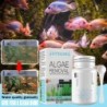 50g Algenentfernungsmittel mit Löffel Tanks Moosentferner Aquarium Teichreiniger Schlammzerstörer Wasserreinigung 2