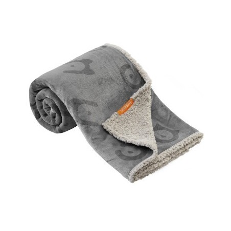FEANDREA Wasserdichte Hundedecke Sherpa Fleece Grau XXL