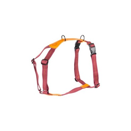 Cloud7® Hundegeschirr Madeira papaya, Gr. L, Breite: ca. 2,5 cm, Brustumfang: ca. 50 - 74 cm, Halsumfang: ca. 38 - 64 cm